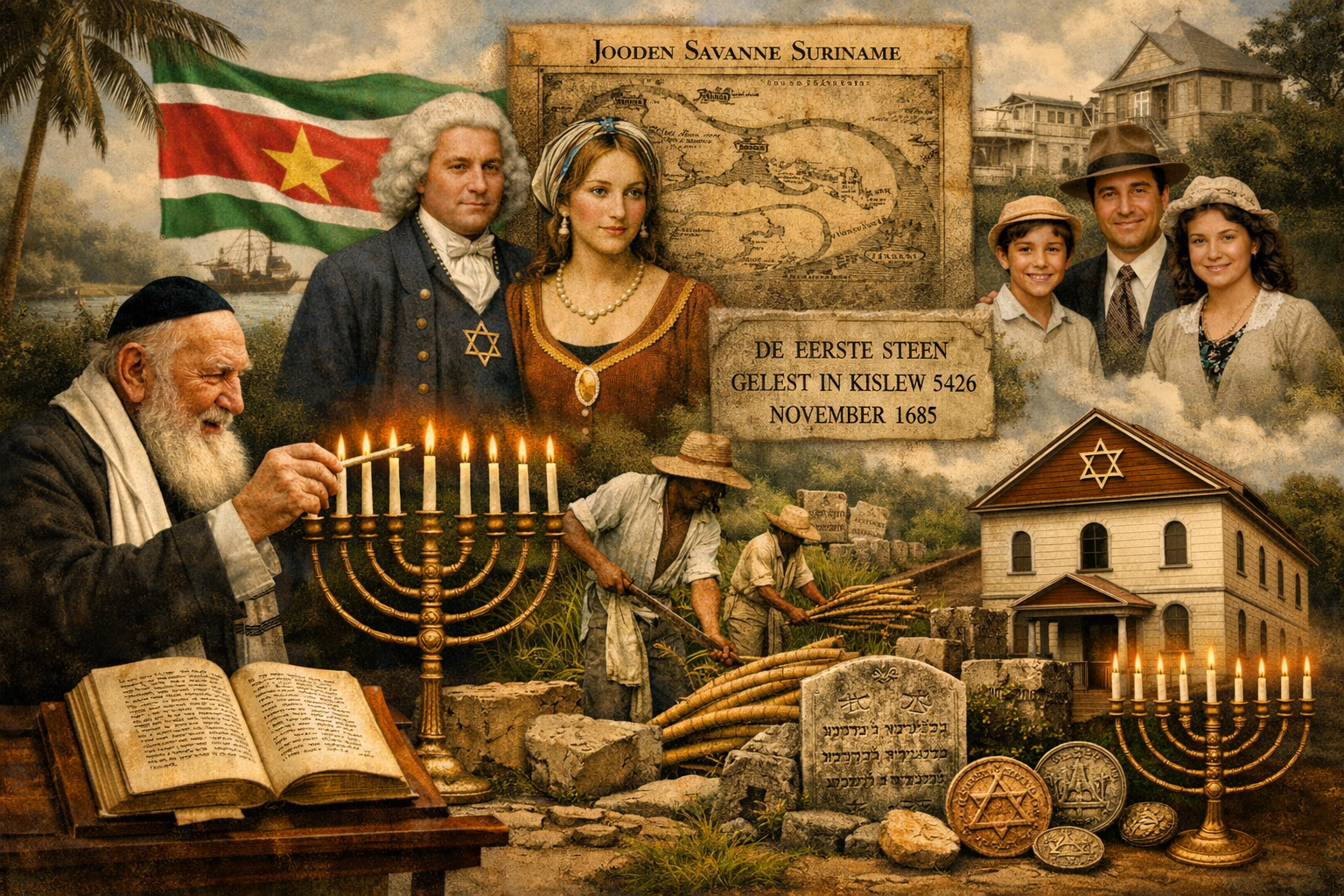 The history of the Jewish community in Suriname