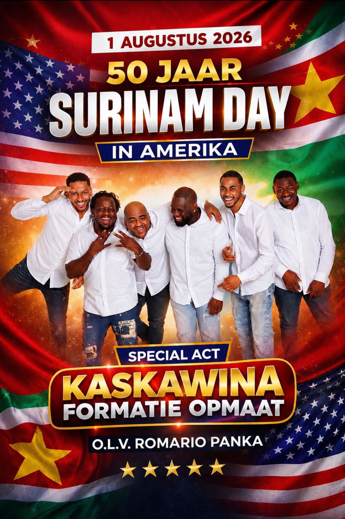 50 jaar surinam day o.l.v. romario panka